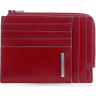 Чехол для карт PIQUADRO Blue Square PU1243B2R/R (красный)